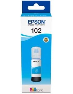 Epson 102 Ciano Garrafa de Tinta Original - C13T03R240