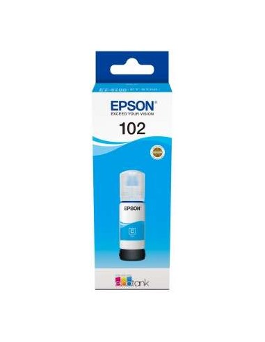 Epson 102 Ciano Garrafa de Tinta Original - C13T03R240