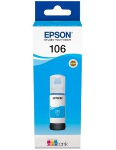 Epson 106 Ciano Garrafa de Tinta Original - C13T00R240