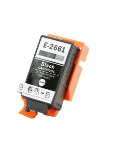 Epson T266 Preto Cartucho de Tinta Genérico - Substitui C13T26614010