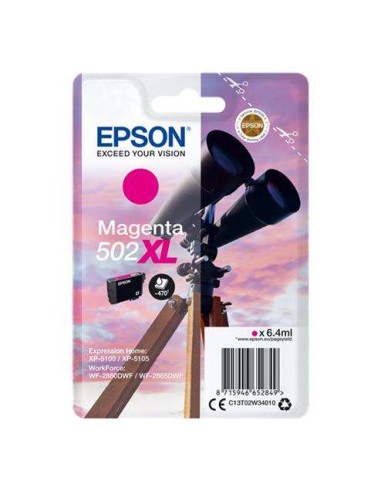 Epson 502XL Magenta Cartucho de Tinta Original - C13T02W34010