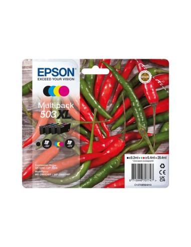 Epson 503XL Pack de 4 Cartuchos de Tinta Originais - C13T09R64010
