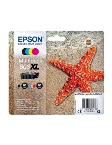 Epson 603XL Conjunto de 4 Tinteiros Originais - C13T03A64010