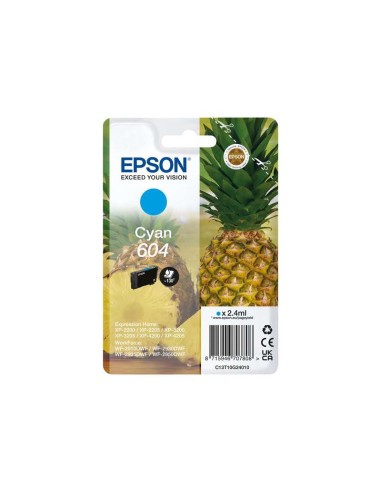 Epson 604 Cyan Cartucho de Tinta Original - C13T10G24010