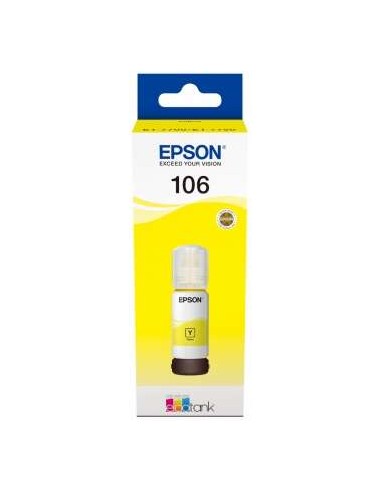 Epson 106 Garrafa de Tinta Amarela Original - C13T00R440
