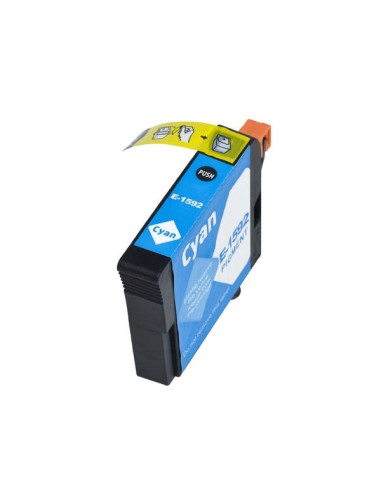 Epson T1592 Ciano Cartucho de Tinta Pigmentada Genérico - Substitui C13T15924010