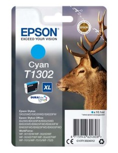 Epson T1302 Ciano Cartucho de Tinta Original - C13T13024012