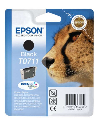 Epson T0711 Preto Cartucho de Tinta Original - C13T07114012