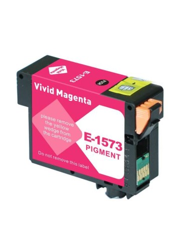 Epson T1573 Magenta Cartucho de Tinta Pigmentada Genérico - Substitui C13T15734010