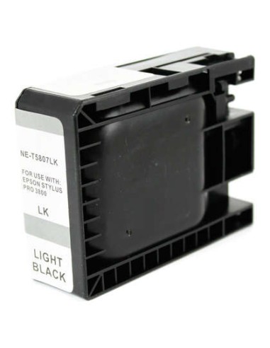Epson T5807 Preto Claro Cartucho de Tinta Pigmentada Genérico - Substitui C13T580700