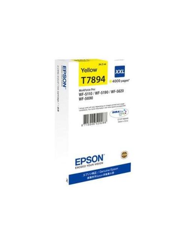 Epson T7894 Amarelo Cartucho de Tinta Original - C13T789440