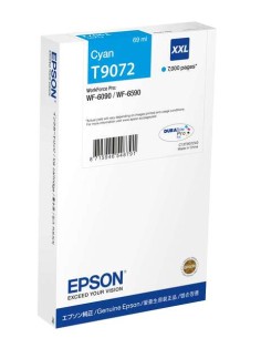 Epson T9072 Ciano Cartucho de Tinta Original - C13T907240