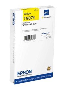 Epson T9074 Amarelo Cartucho de Tinta Original - C13T907440