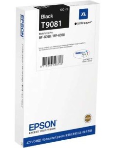 Epson T9081 Preto Cartucho de Tinta Original - C13T908140