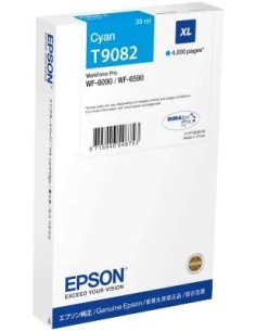 Epson T9082 Ciano Cartucho de Tinta Original - C13T908240