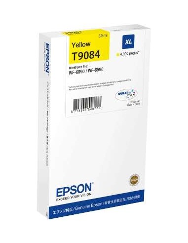 Epson T9084 Amarelo Cartucho de Tinta Original - C13T908440