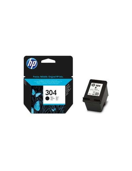HP 304 Preto Cartucho de Tinta Original - N9K06AE