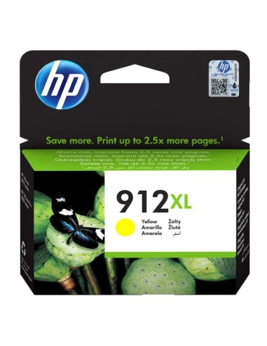 HP 912XL Amarelo Cartucho de Tinta Original - 3YL83AE