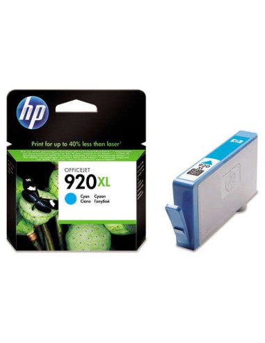 HP 920XL Ciano Cartucho de Tinta Original - CD972AE