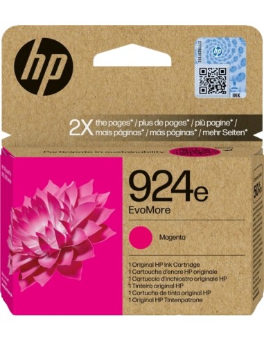 Cartucho de Tinta Original HP 924e Magenta - 4K0U8NE