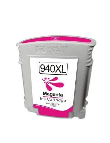 Cartucho de Tinta Genérico HP 940XL Magenta - Substitui C4908AE