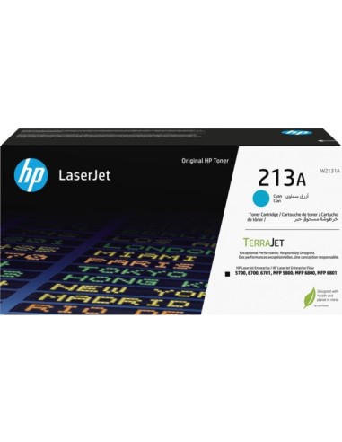 Cartucho de Toner Original HP W2131A Ciano - 213A