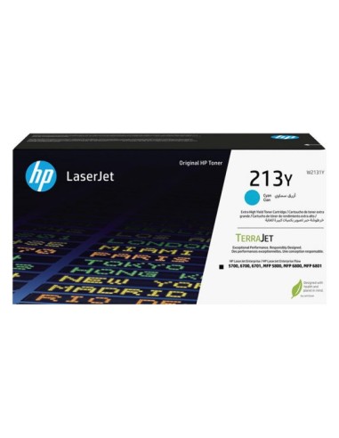 HP W2131Y Ciano Cartucho de Toner Original - 213Y