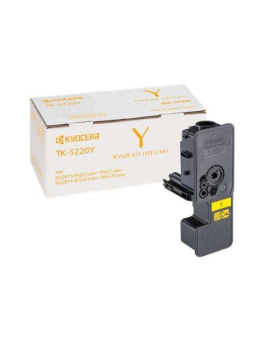 Kyocera TK5220 Amarelo Cartucho de Toner Original - Substitui 1T02R9ANL1/TK5220Y