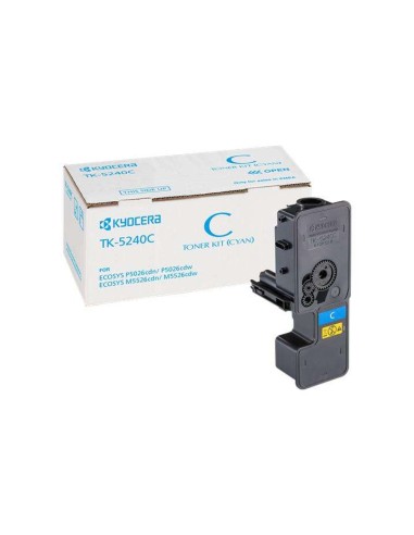 Kyocera TK5240 Cyan Cartucho de Toner Original - 1T02R7CNL0/TK5240C