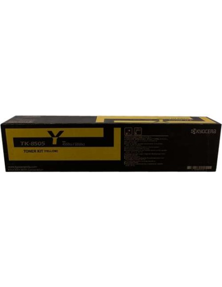 Kyocera TK8505/TK8507 Amarelo Cartucho de Toner Original - 1T02LCANL0/TK8505Y