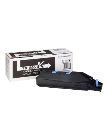Kyocera TK865 Preto Cartucho de Toner Original - 1T02JZ0EU0/TK865K