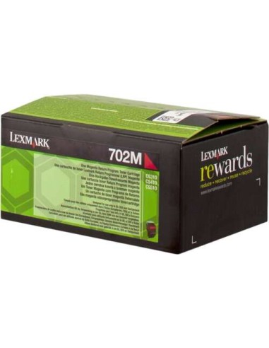 Cartucho de Toner Original Lexmark CS310/CS410/CS510 Magenta - 70C20M0/70C20ME/702M