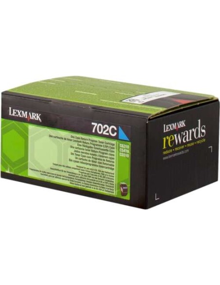 Lexmark CS310/CS410/CS510 Ciano Cartucho de Toner Original - 70C20C0/70C20CE/702C