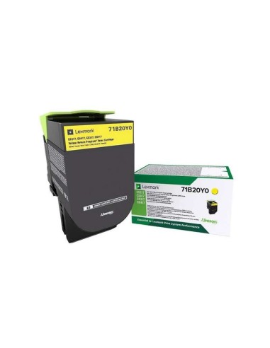 Lexmark CS317/CS417/CS517/CX317/CX417/CX517 Amarelo Cartucho de Toner Original - 71B20Y0/71B0040