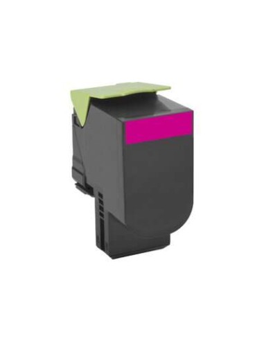 Cartucho de Toner Original Lexmark CX410/CX510 Magenta - 80C2HM0/80C2HME/802HM