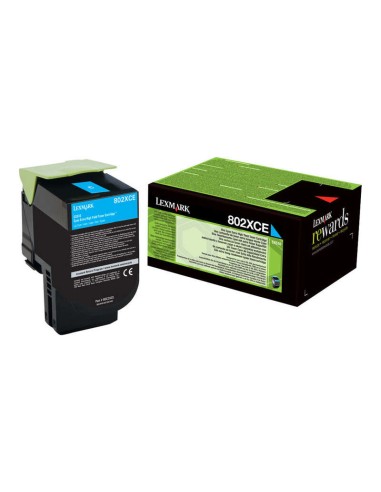Lexmark CX510 Ciano Cartucho de Toner Original - 80C2XC0/80C2XCE/80C0X20/802XC