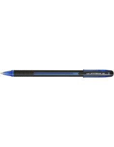 Uni-ball JetStream SX-101-10 Caneta de Tinta - Ponta de Esfera 1mm - Secagem Instantânea - Ideal para Canhotos - Cor Azul