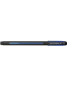 Uni-ball JetStream SX-101-10 Caneta de Tinta - Ponta de Esfera 1mm - Secagem Instantânea - Ideal para Canhotos - Cor Azul 2