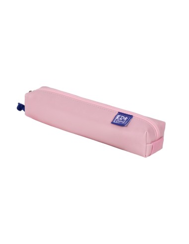 Oxford Kangoo & You Estojo Quadrado Pequeno - Fabricados em Napa - Elástico para uni-lo ao Caderno - Cor Rosa