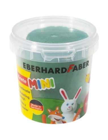 Eberhard Faber Mini Kids Pack com 4 Potes 140g de Massa de Modelar - 97% Ingredientes Naturais - Cores Laranja, Roxo, Rosa e Ve