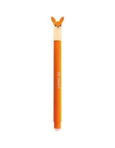 Eberhard Faber Animal Erase It! Caneta Apagável Tinta Gel Azul - Traço 0.7mm - Toque Suave - Design Raposa