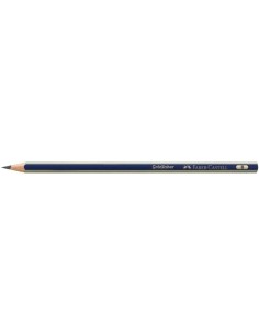 Faber-Castell Goldfaber 1221 Lápis de Grafite B - Alta Qualidade - Resistente à Quebra - Corpo Azul com Listras Douradas 2