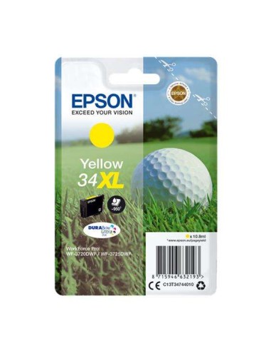 Epson T3474 (34XL) Amarelo Cartucho de Tinta Original - C13T34744010