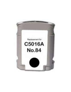 HP 84 Preto Cartucho de Tinta Genérico - Substitui C5016A