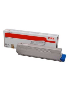 OKI C822 Preto Cartucho de Toner Original - 44844616