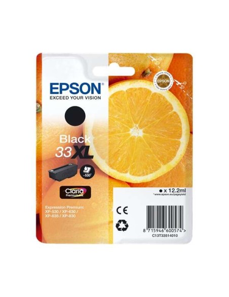 Epson T3351 (33XL) Preto Cartucho de Tinta Original - C13T33514012