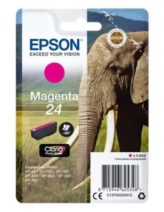 Epson T2423 (24) Magenta Cartucho de Tinta Original - C13T24234012