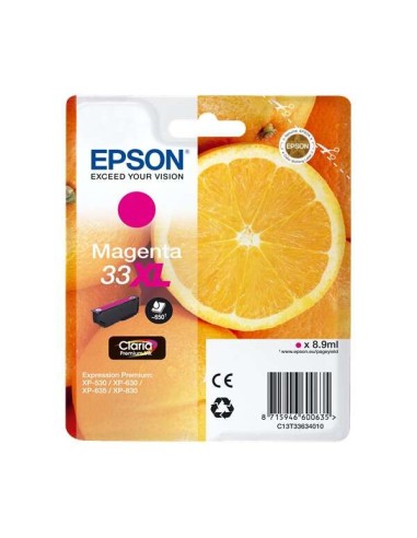 Epson T3363 (33XL) Magenta Cartucho de Tinta Original - C13T33634012