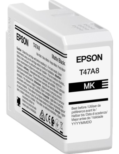 Epson T47A8 Preto Fosco Cartucho de Tinta Original - C13T47A800
