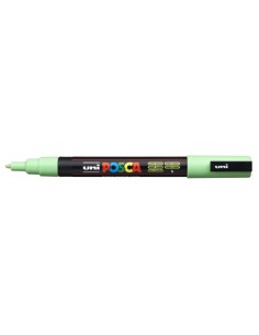 Posca PC-3M Marcador de Pintura - Ponta Cônica 0.9-1.3mm - Tinta à Base de Água - Não Permanente - Resistente à Luz - Cor Verde